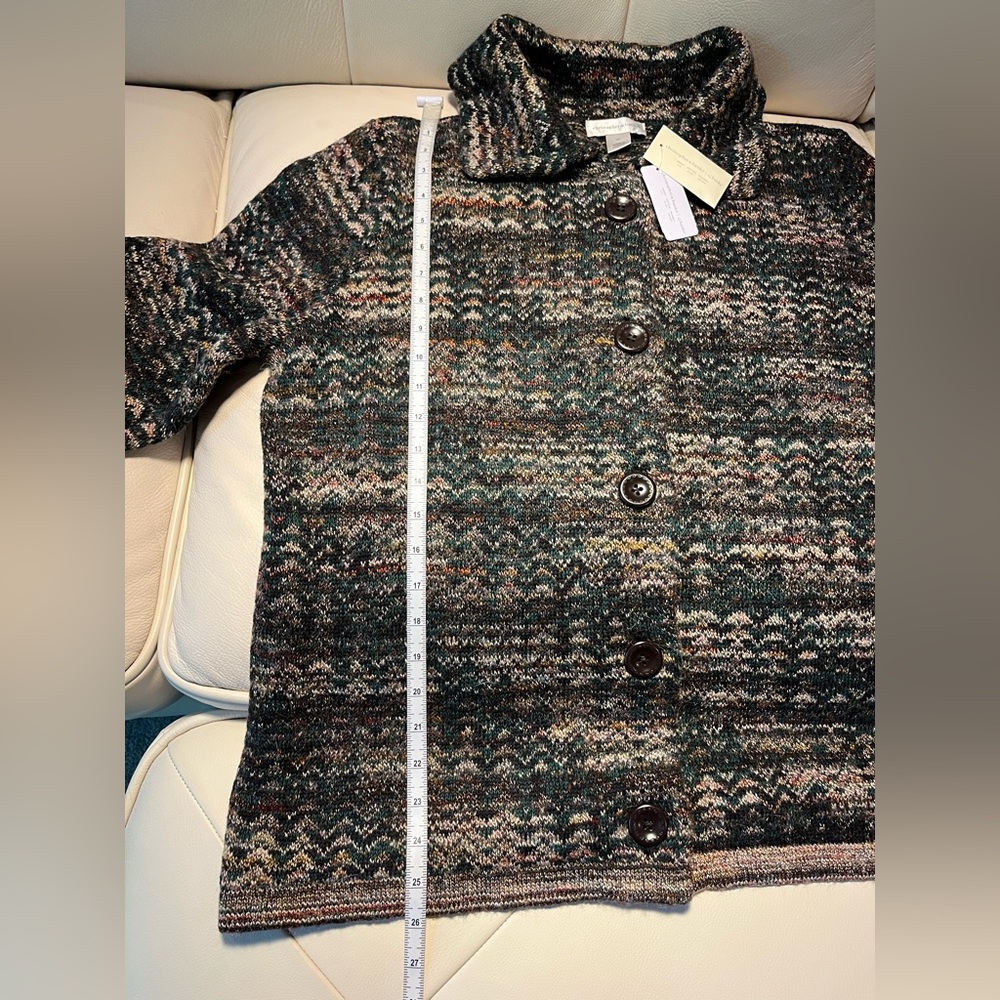 Christopher & Banks Multicolor Patterned Cardigan - Picture 4 of 8